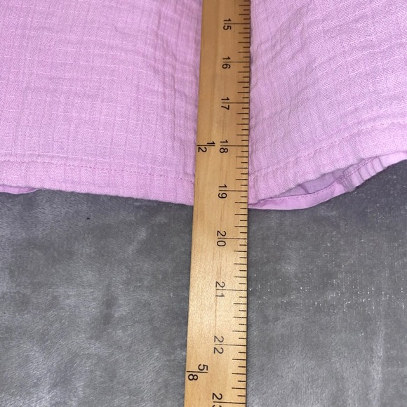 Shabby Chic Girls Lavender Muslin Pinafore Dress Size 6 - Picture 3 of 8